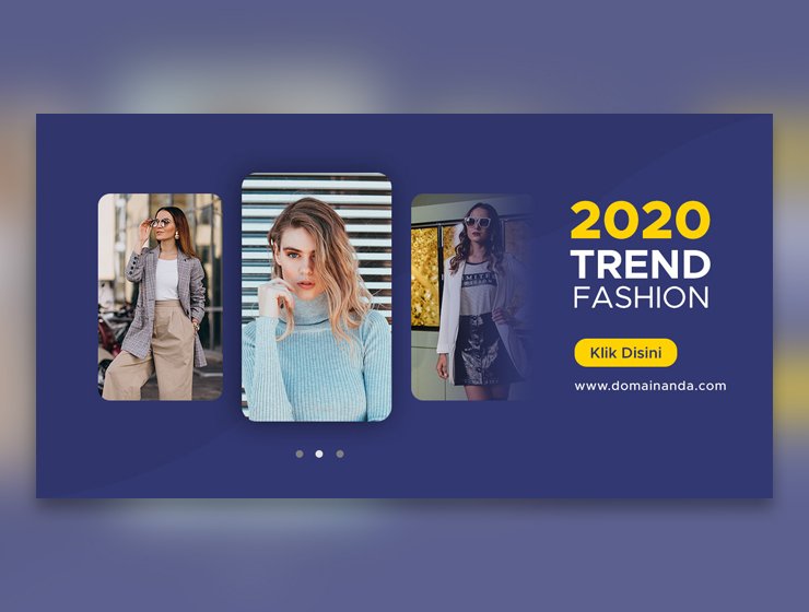 Fashion Modeling Web Banner