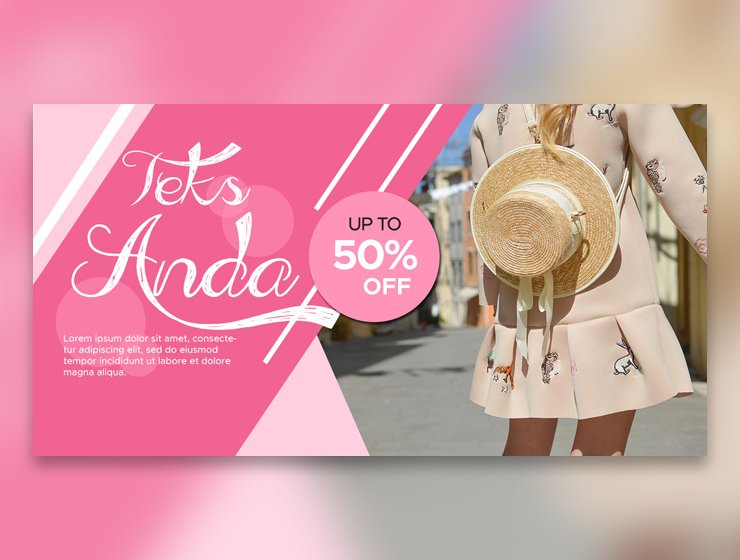 Fashion Woman Web Banner