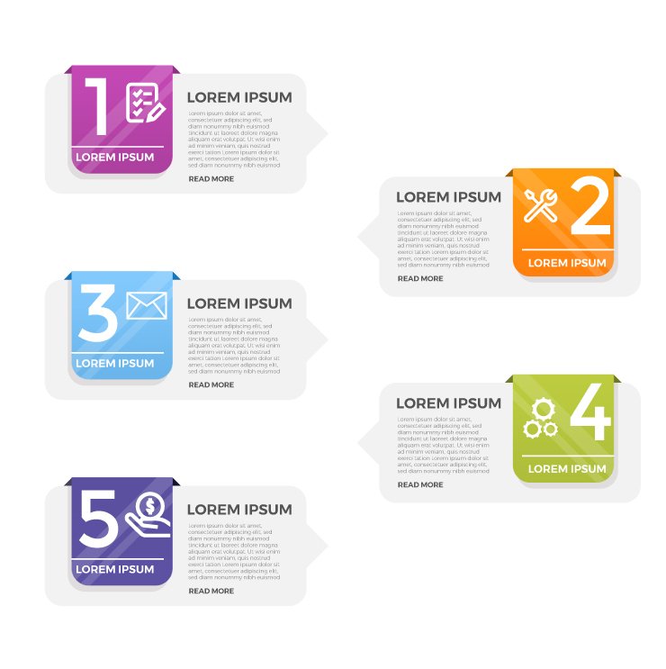 Flat Infographics Titles