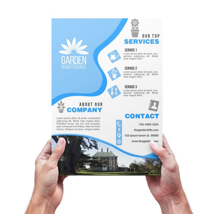 Garden Maintenance Flyer Template