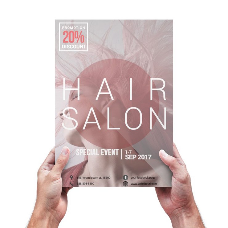 Hair Salon Flyer Template