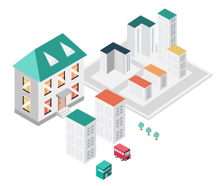 Isometric Real Estate Exterior