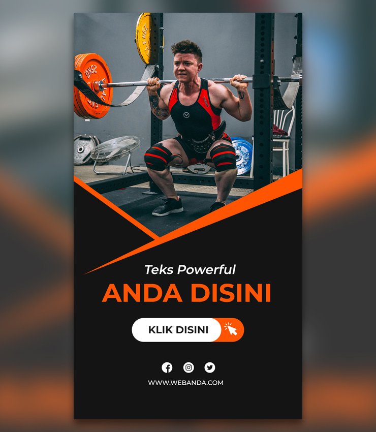 Power Gym Story Banner