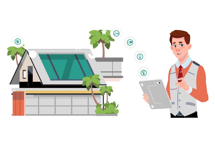 Real Estate Broker House