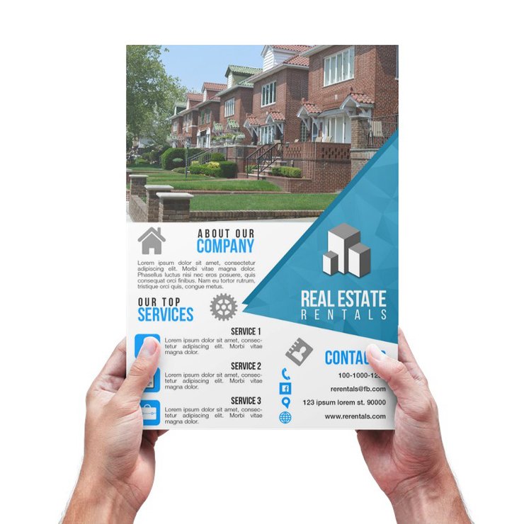 Real Estate Rentals Flyer Template