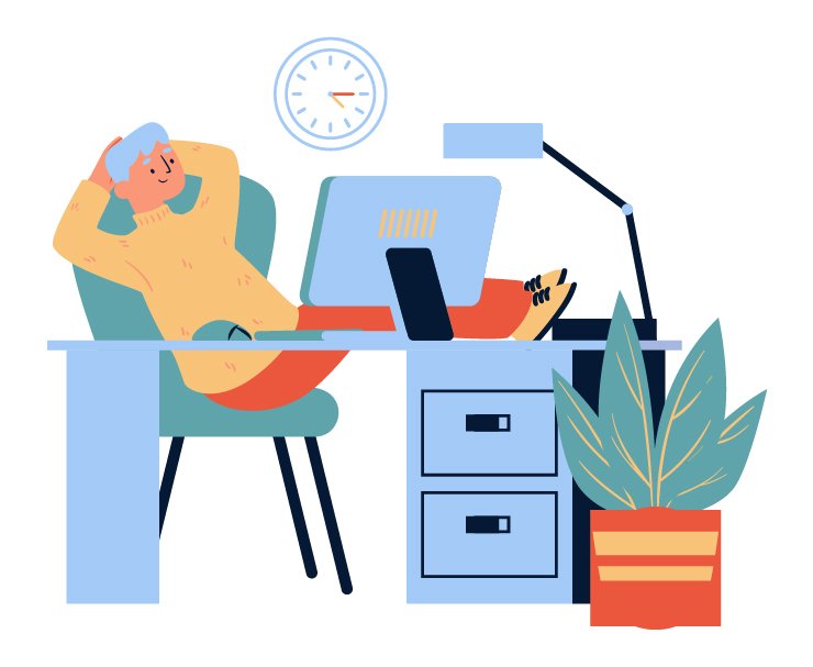 Relaxing Chilling Office