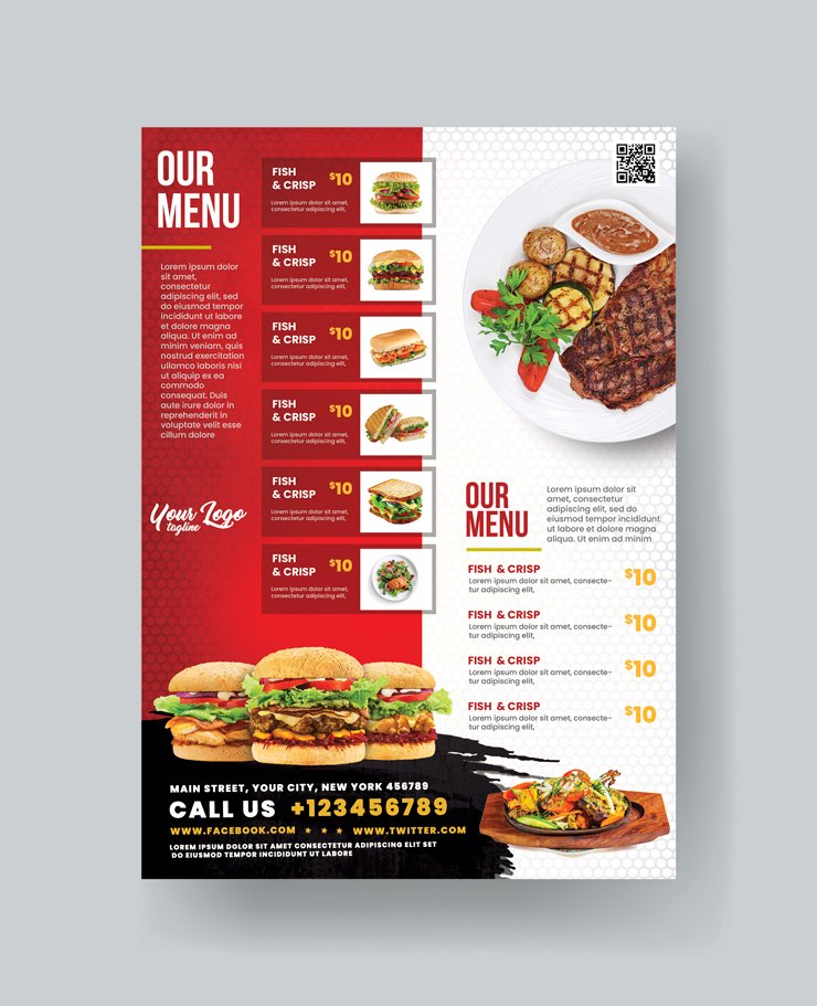 Restaurant Food Menu