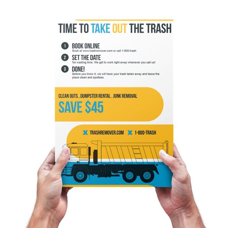 Rubbish Removalist Flyer Template