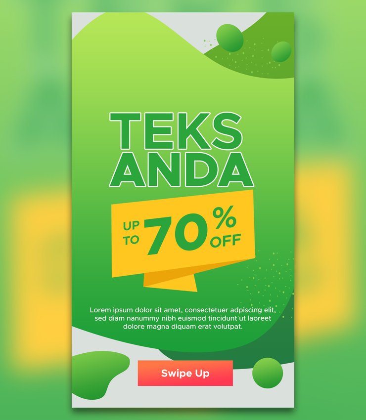 Sale Announcement Story Banner