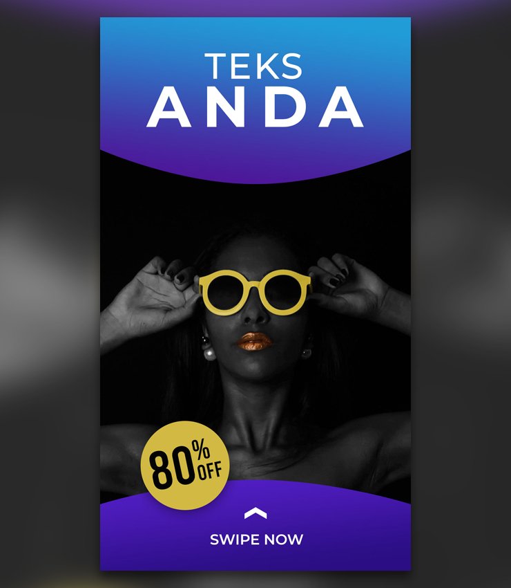 Sunglasses Fashion Story Banner