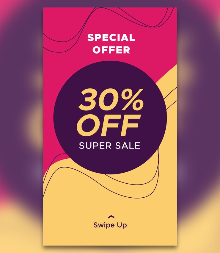 Super Sale Story Banner