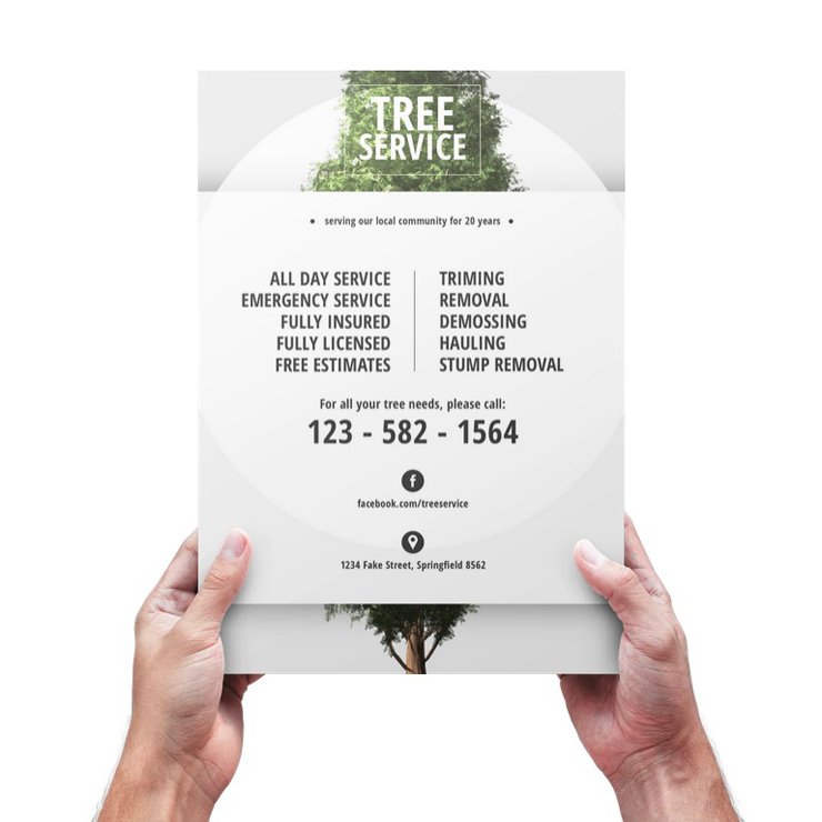 Tree Removalist Flyer Template