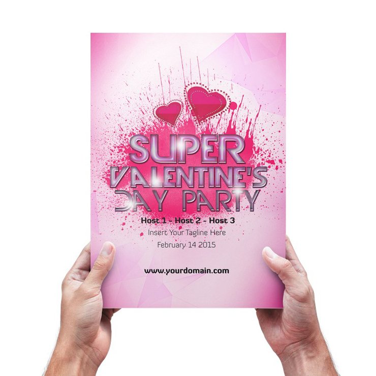 Valentines Flyer Template 1