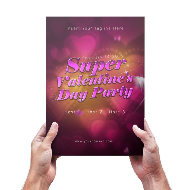 Valentines Flyer Template 2