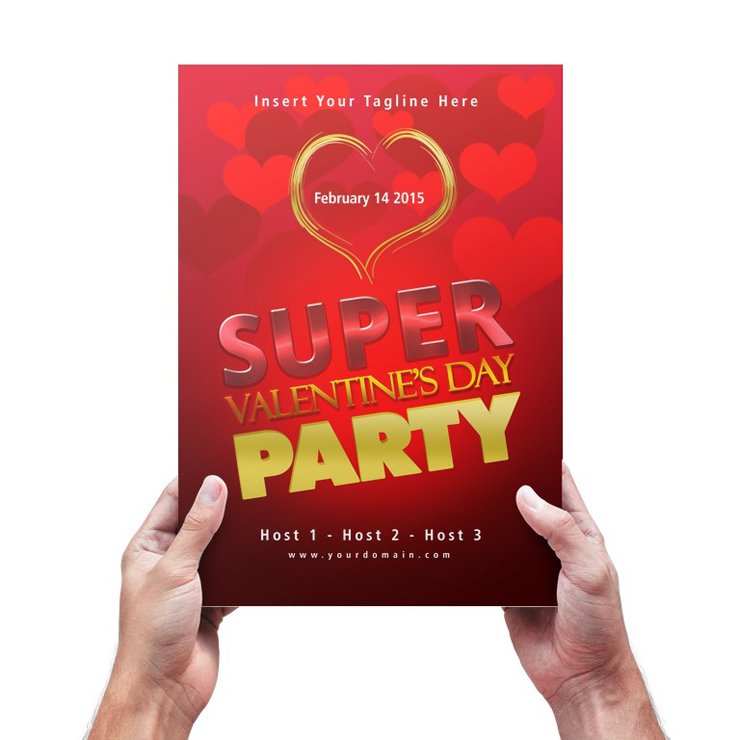 Valentines Flyer Template 3