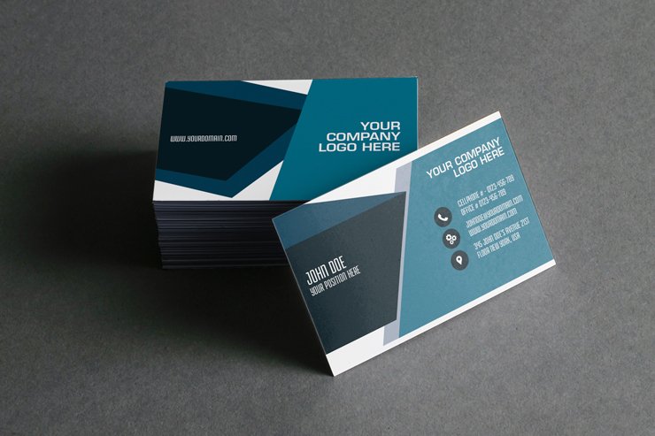 
									clean elegant modern professional premium business card