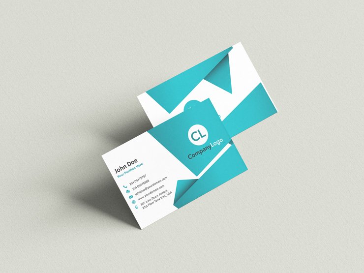 corporate creative clean modern professional business card