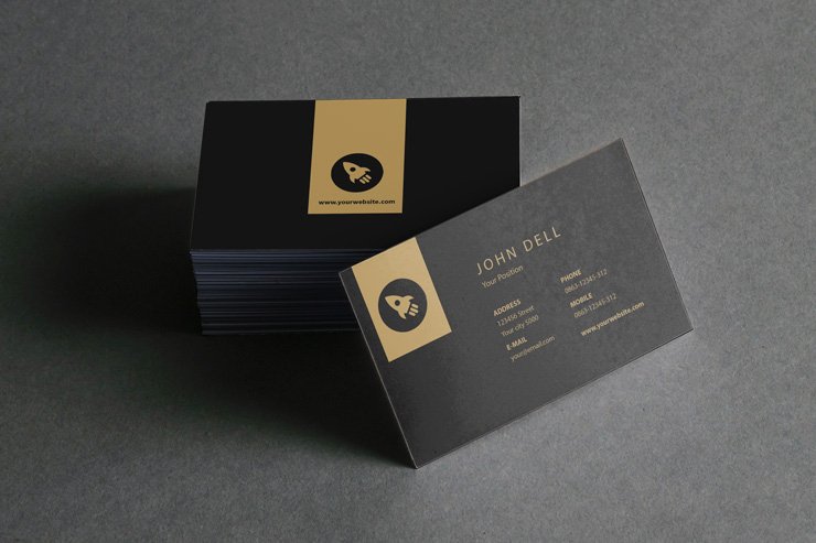 corporate modern elegant professional business card