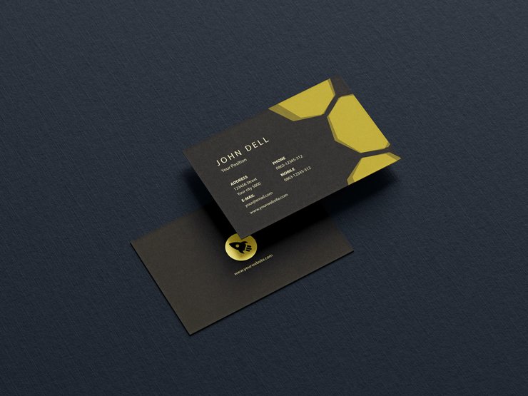 elegant modern corporate business card