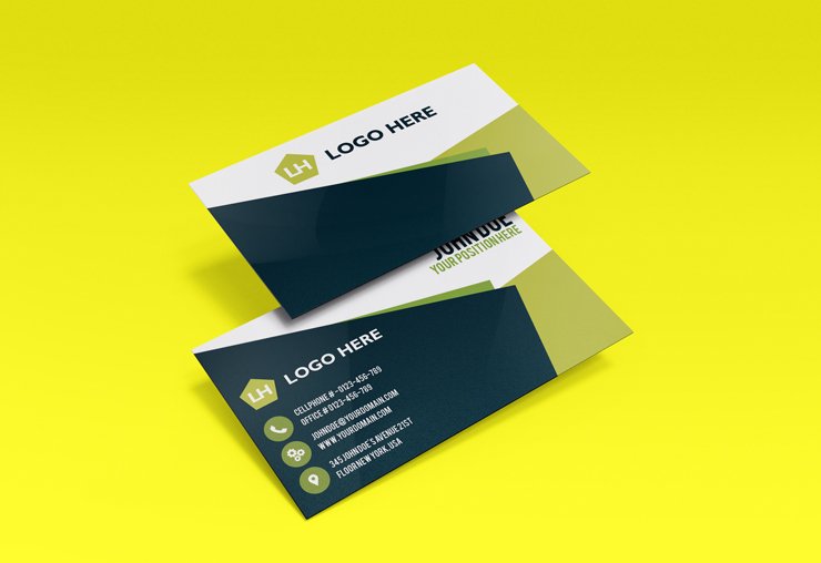 elegant modern creative clean corporate business card