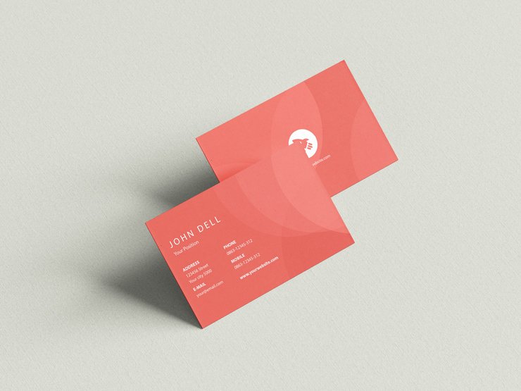 elegant simple business card