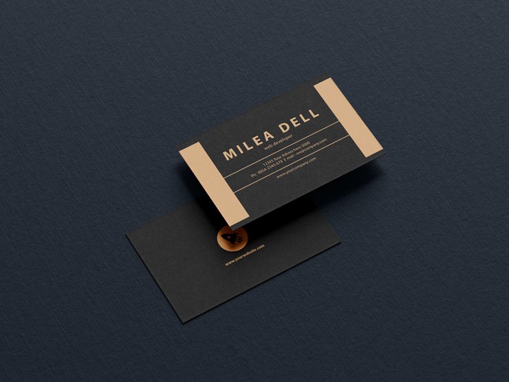luxury modern business card