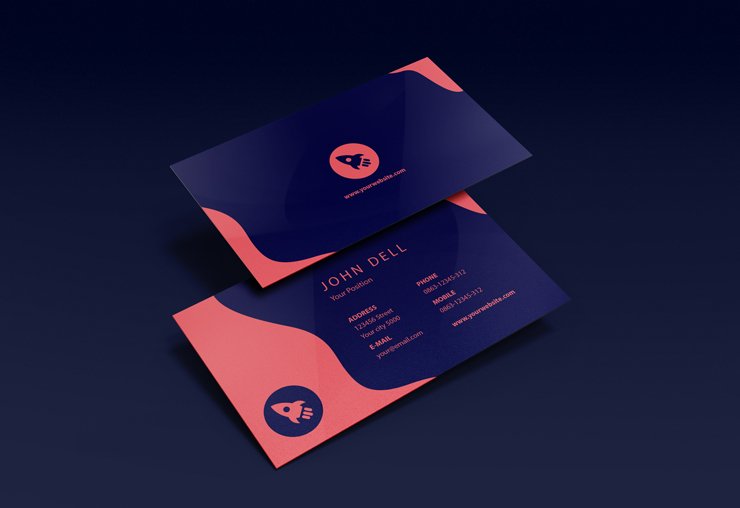 premium futuristic modern business card