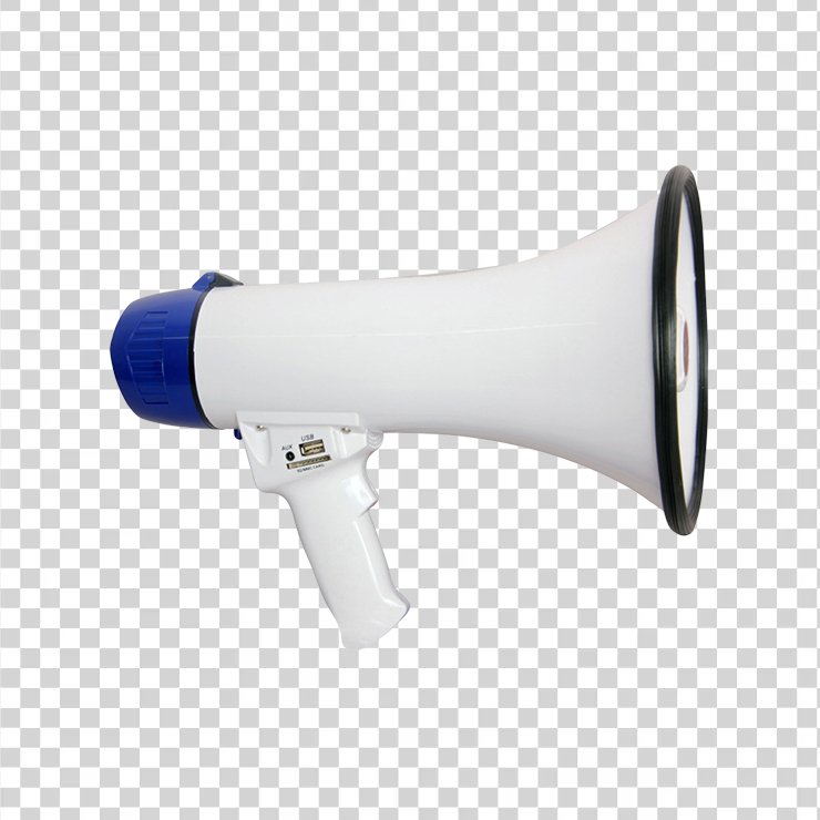 Blue Megaphone