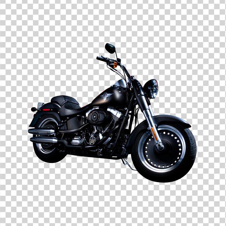 Black Color Harley Davidson Motorcycle Bike