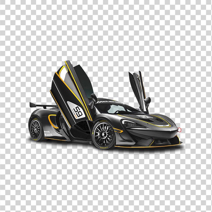Black Mclaren S Gt Sports Car