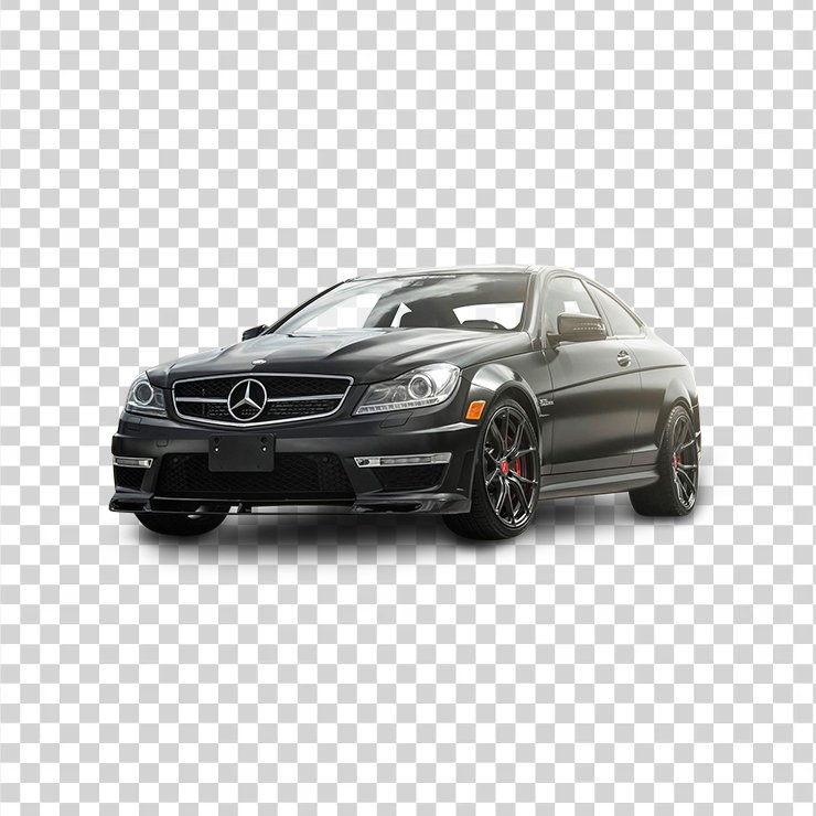 Black Mercedes Benz C Amg Car