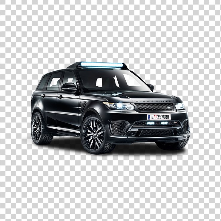 Black Range Rover Sport Car
