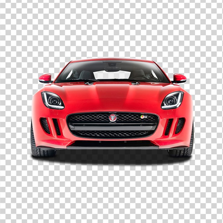 Front View Of Jaguar F Type R Car