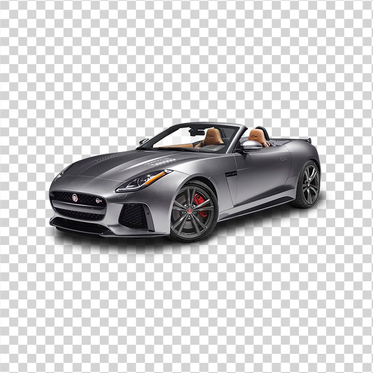 Gray Jaguar F Type Svr Convertible Car