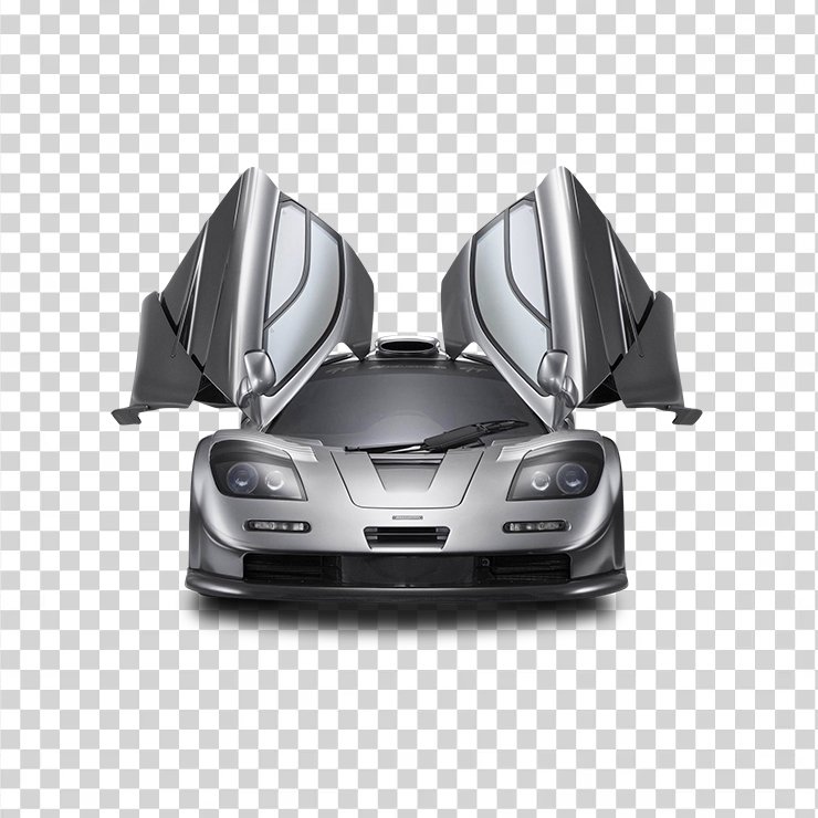 Gray mclaren F Gt Car