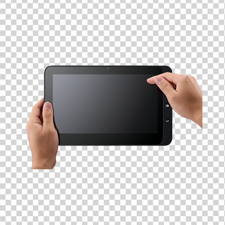 Hand Holding Tablet 23