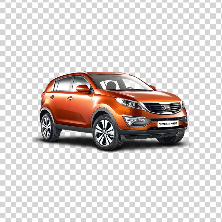 Kia Sportage orange Car