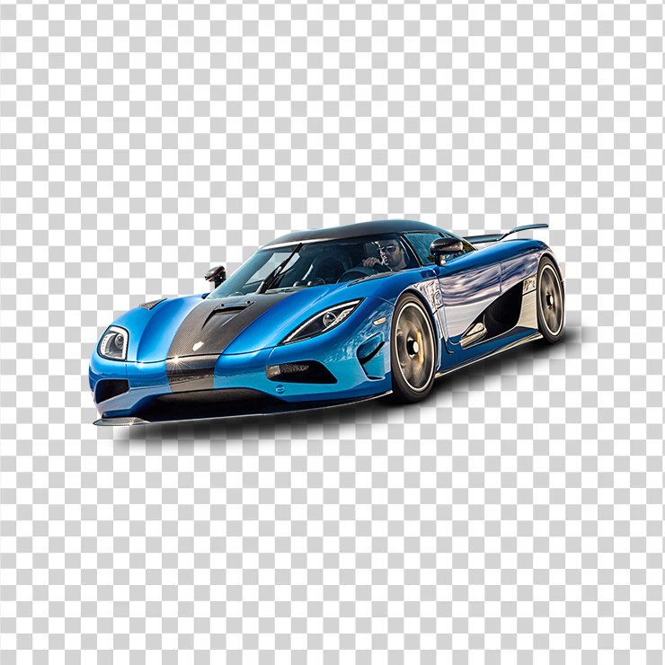 Koenigsegg Agera Blue Car