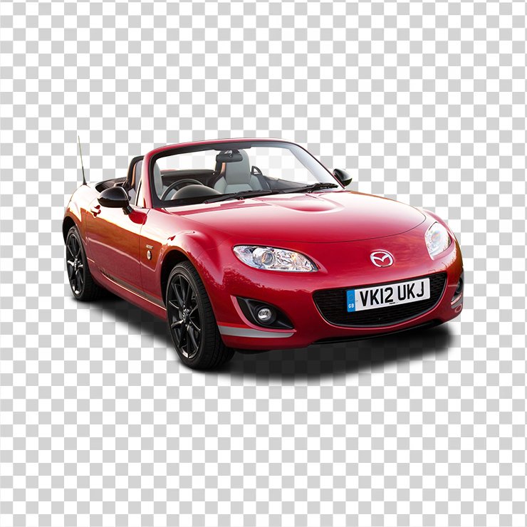 Mazda Mxkuro Red Car