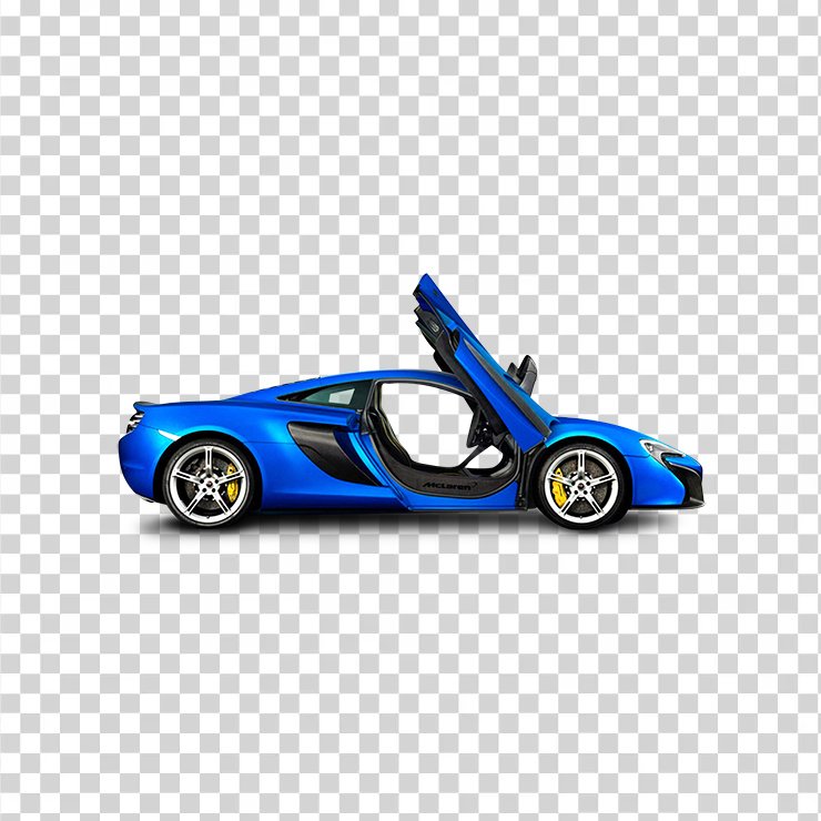 Mclaren S Coupe Blue Car