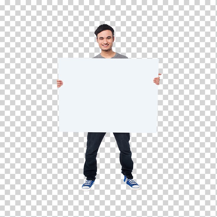 Men Holding Banner Photo