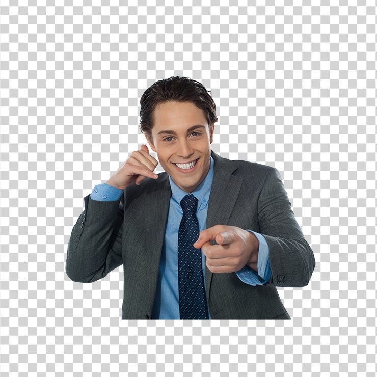 Men Pointing Front Image 1