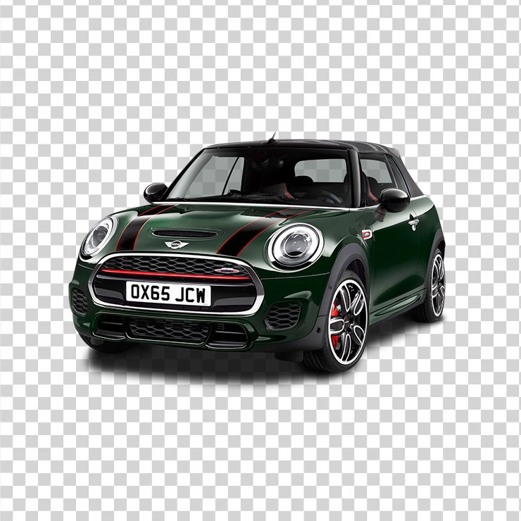 Mini John Cooper Works Green Car