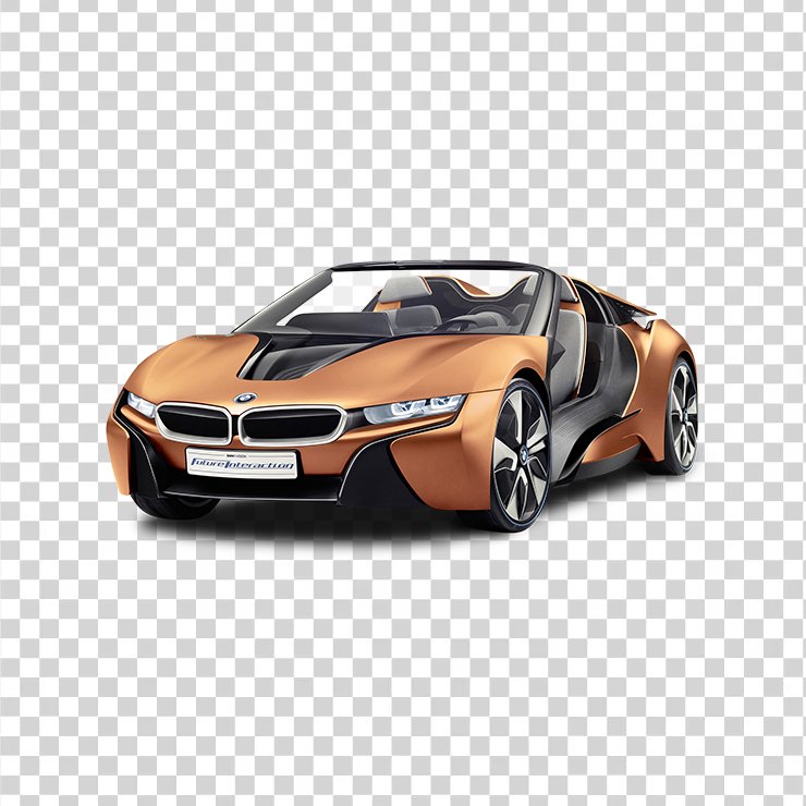 Orange Bmw I Spyder Car