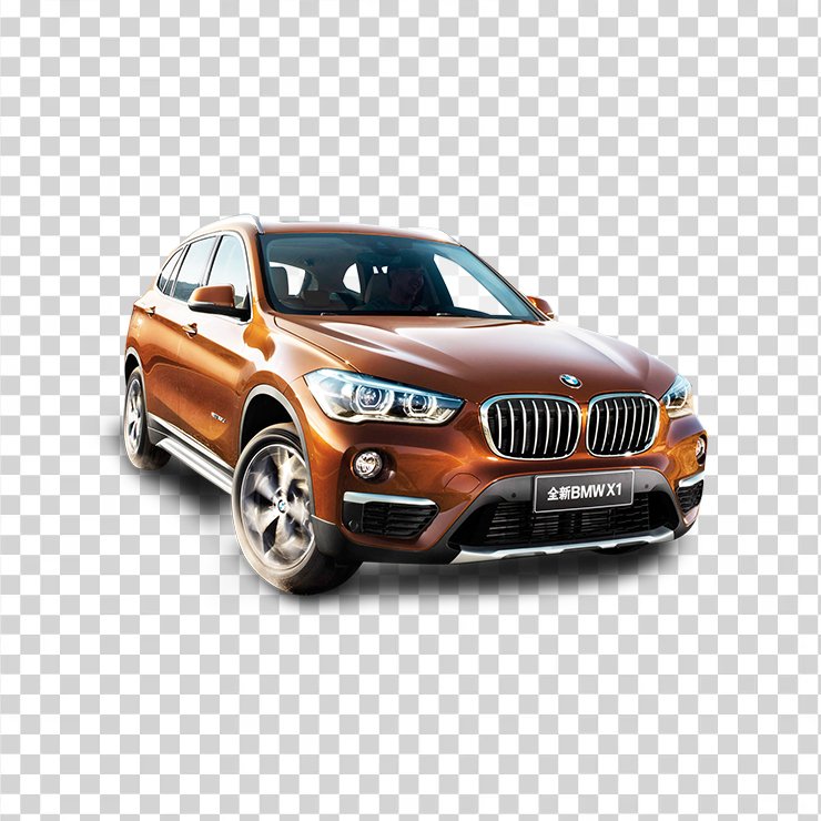 Orange Bmw X Car