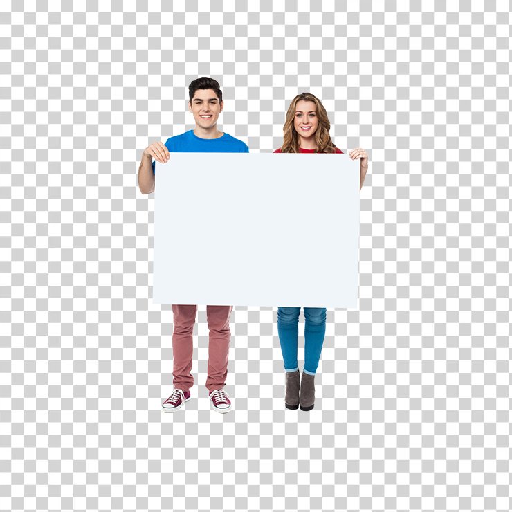 People Holding Banner  1