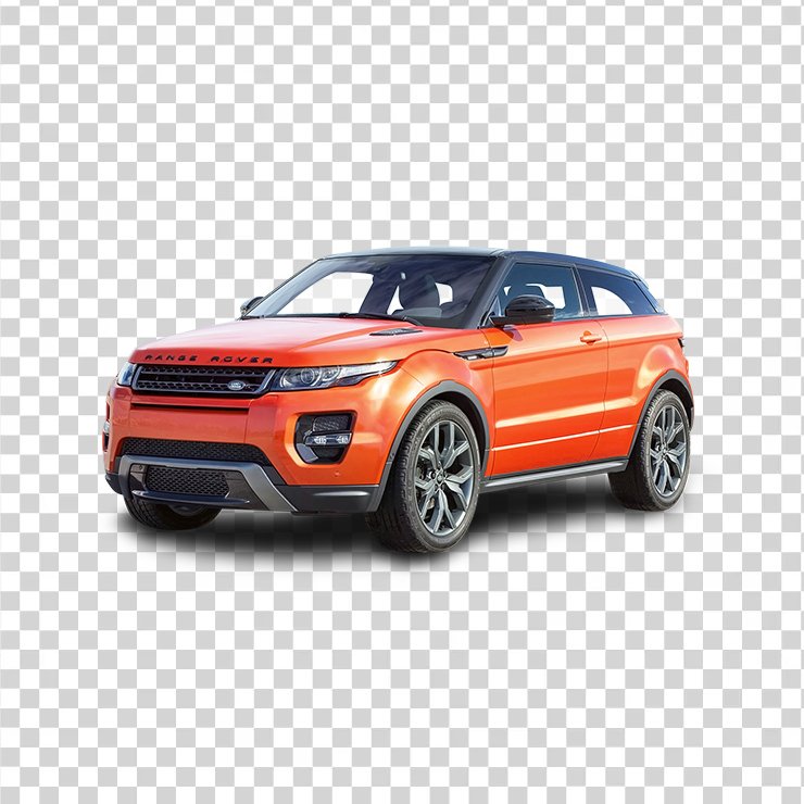 Range Rover Evoque Orange Car
