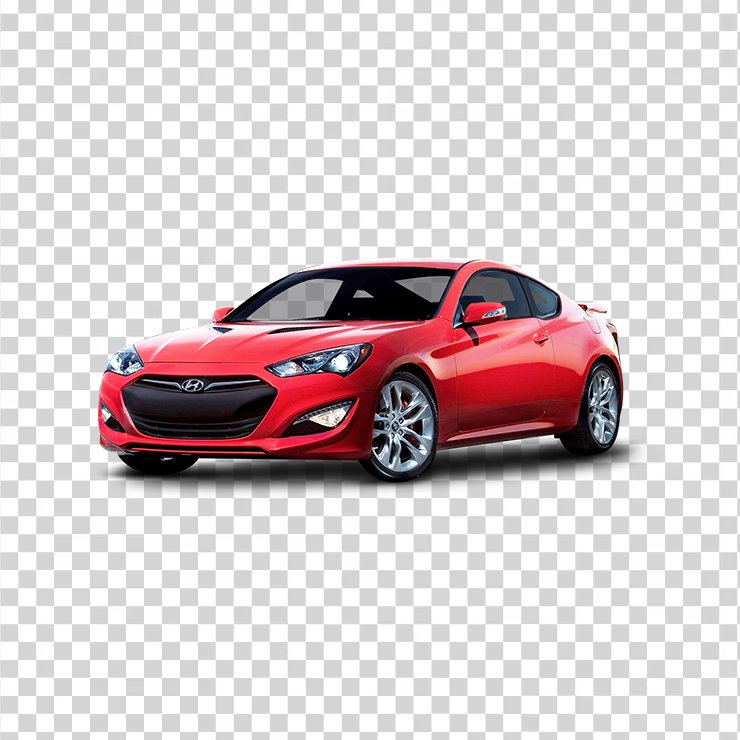 Red Hyundai Genesis Coupe Car