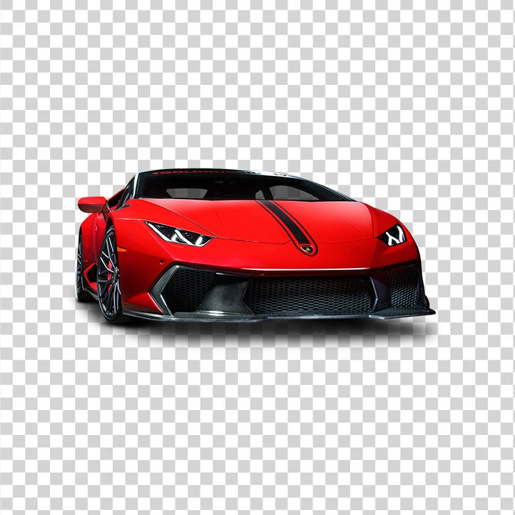 
									Red Lamborghini Huracan Car