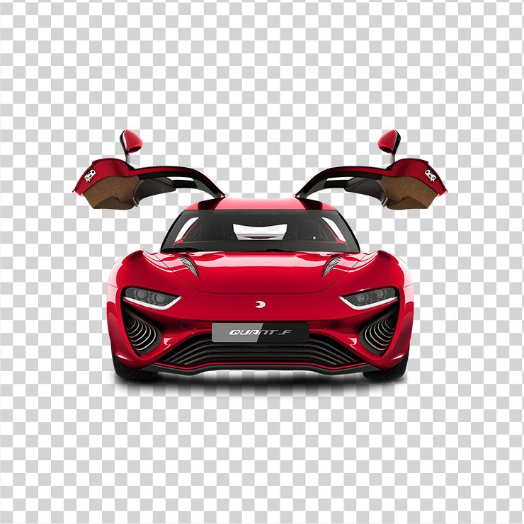 Red Nanoflowcell Quant F Modern Car